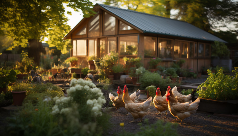 Autres - Quels sont les avantages pour installer un poulailler dans son jardin ?